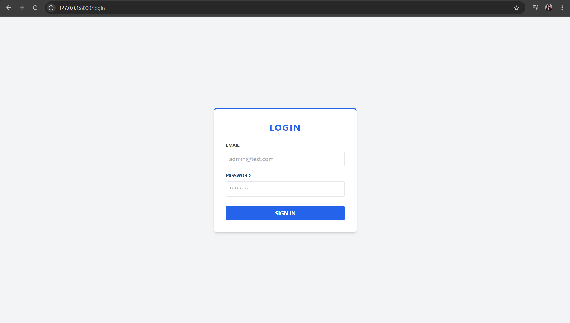 Maye Store Laravel authentication interface